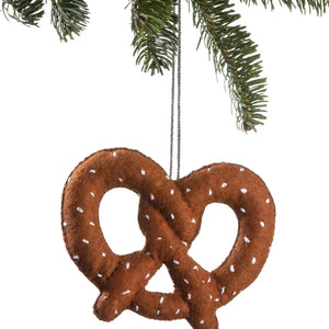 pretzel ornament