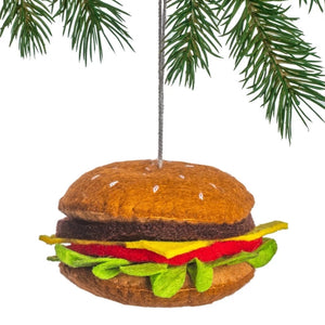 cheeseburger ornament