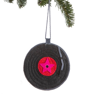 vinyl record ornament