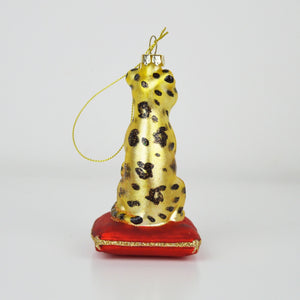 leopard ornament