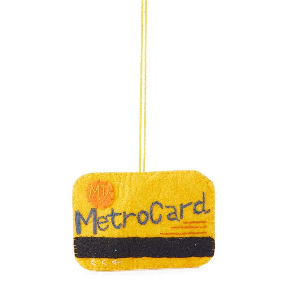 metro card ornament