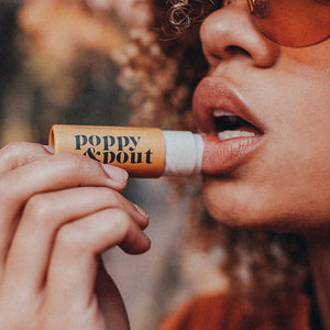 poppy and pout lip balm