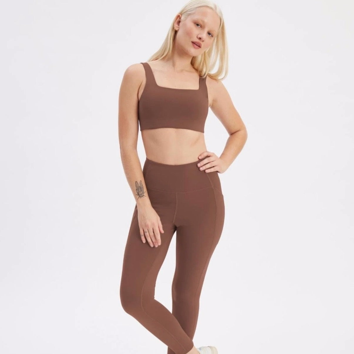 full length compression legging with pockets