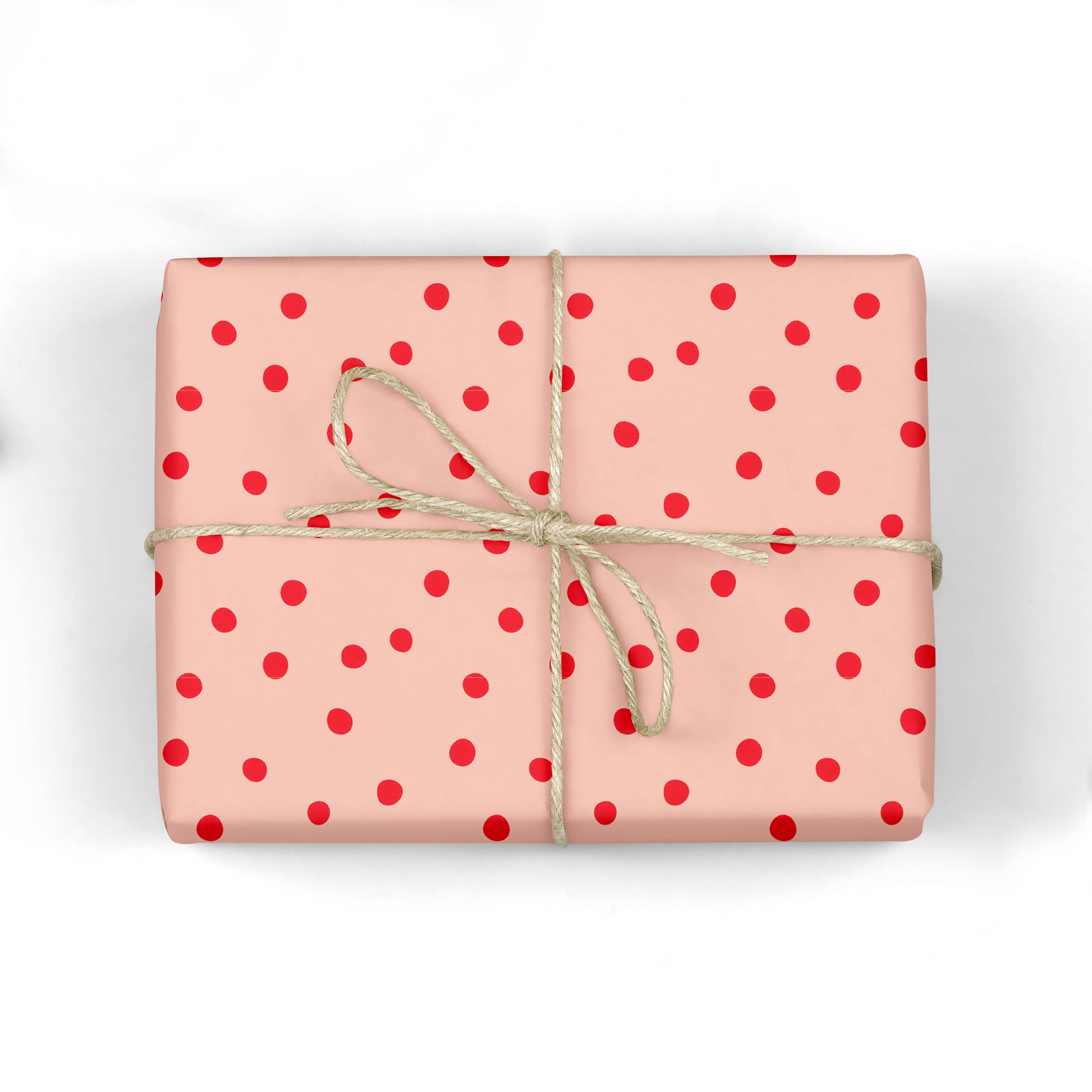 polka dots gift wrap