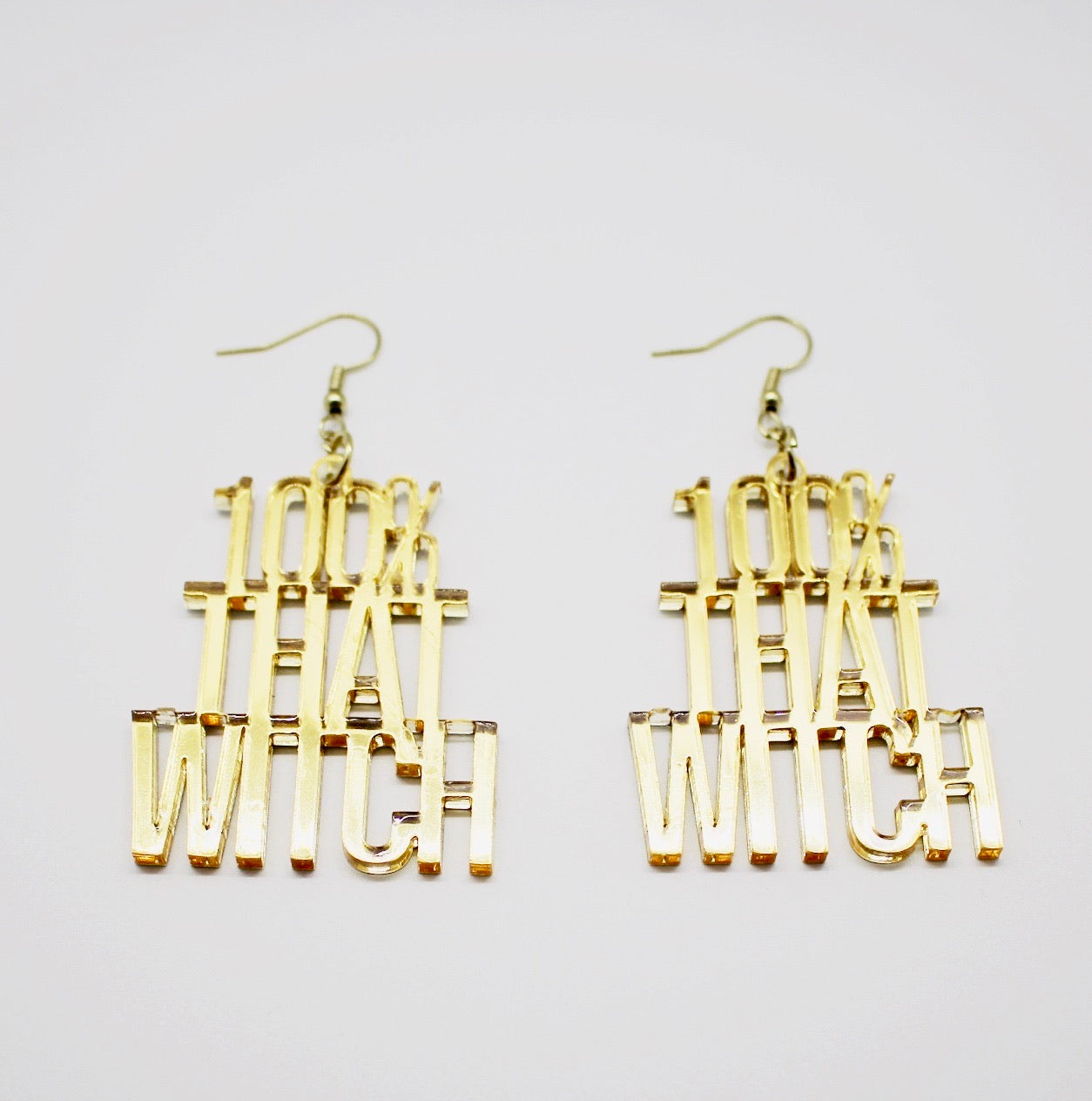 Kailo Chic 100% THAT WITCH Acrylic Earrings