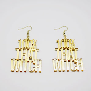 Kailo Chic 100% THAT WITCH Acrylic Earrings